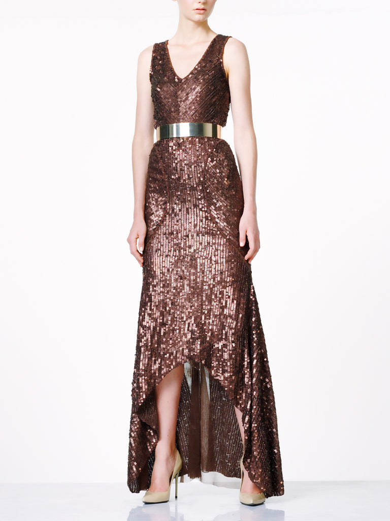 Isabel Asymmetrical Long Dress
