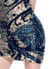 Dreams Strapless Short Dress in Antique Gold - shopfarahkhan