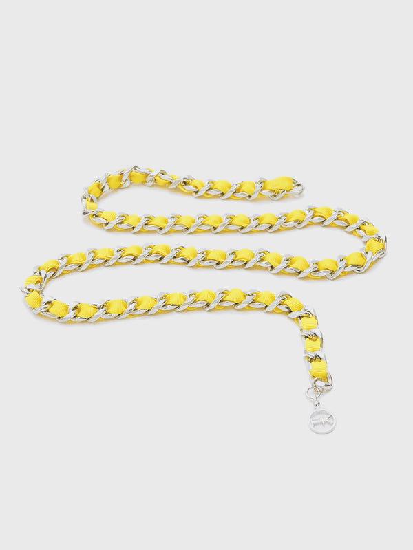 FK Chain Belt in Yellow